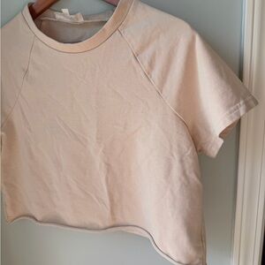 Listicle Cream Women's Crop Top